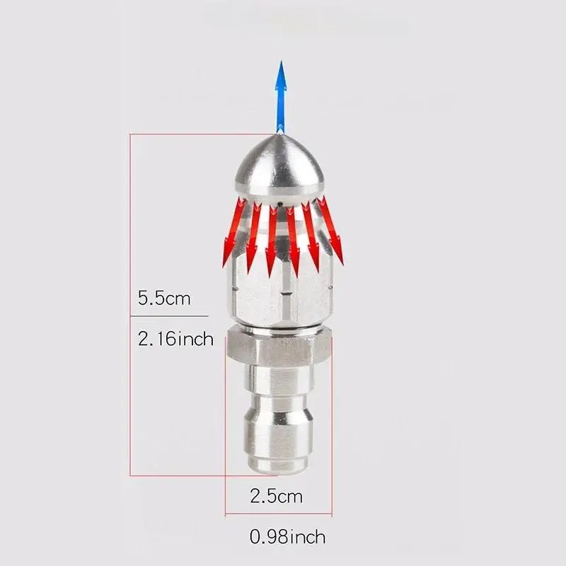 High‑Pressure Washer Sewer Cle - огляд і ціна Laser Nozzle Ceramic