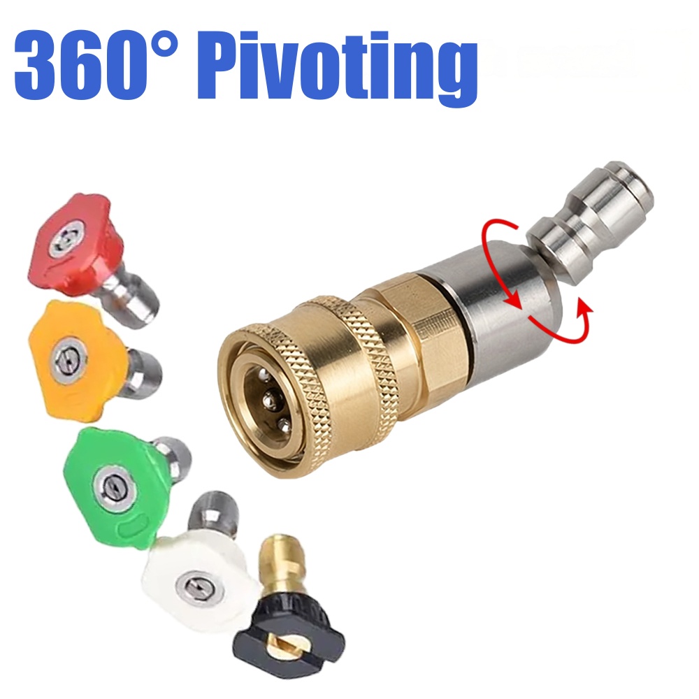 360° Pivoting Pressure Washer  - огляд і ціна Laser Nozzle Ceramic