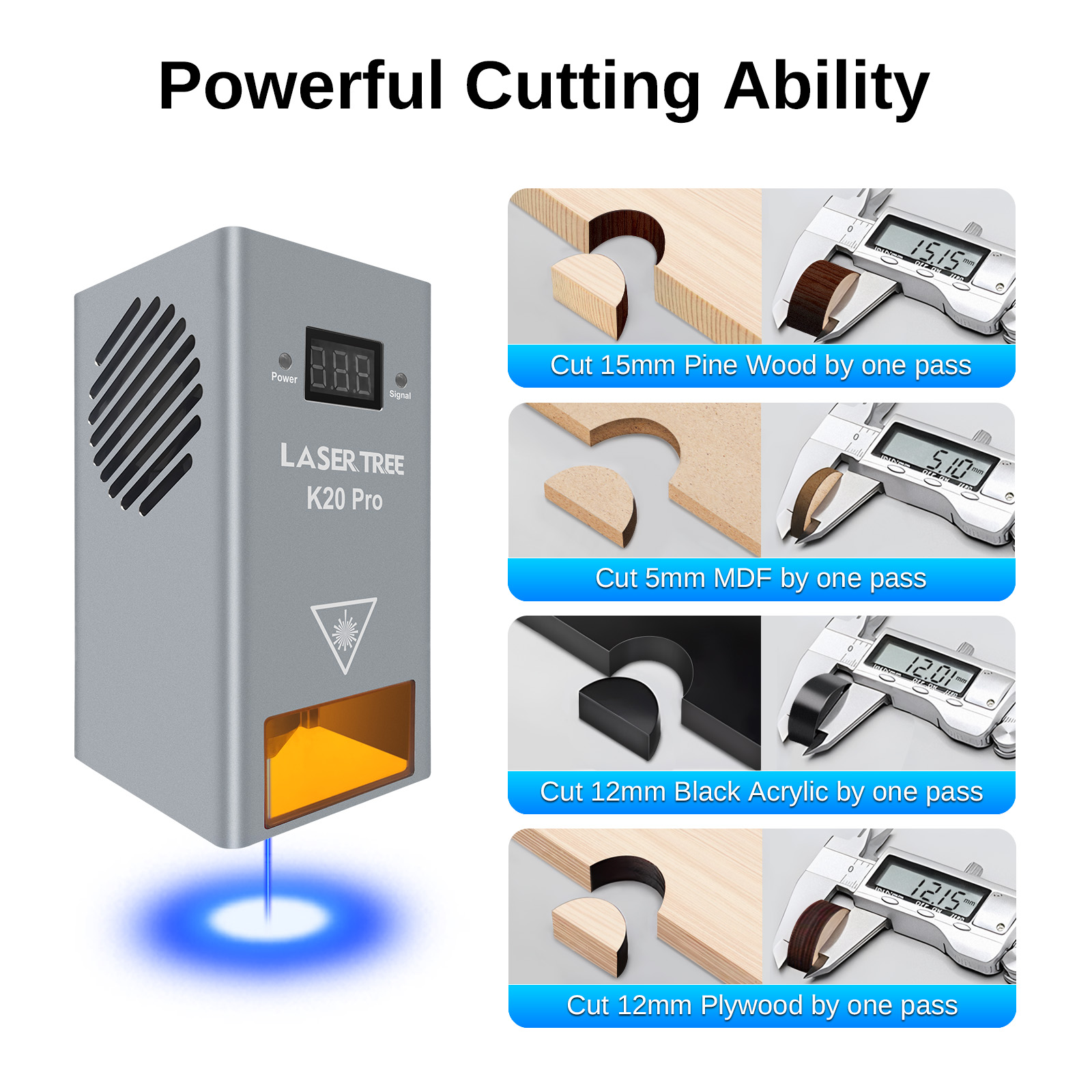 LASER TREE K20 20W Optical Pow - огляд і ціна Industrial Laser Systems