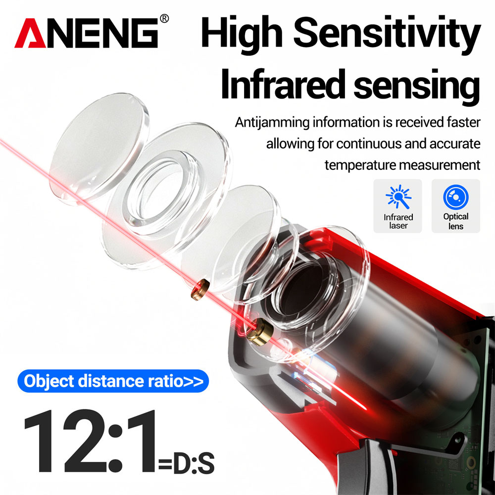 ANENG TH207 Digital Infrared T - огляд і ціна Industrial Laser Types