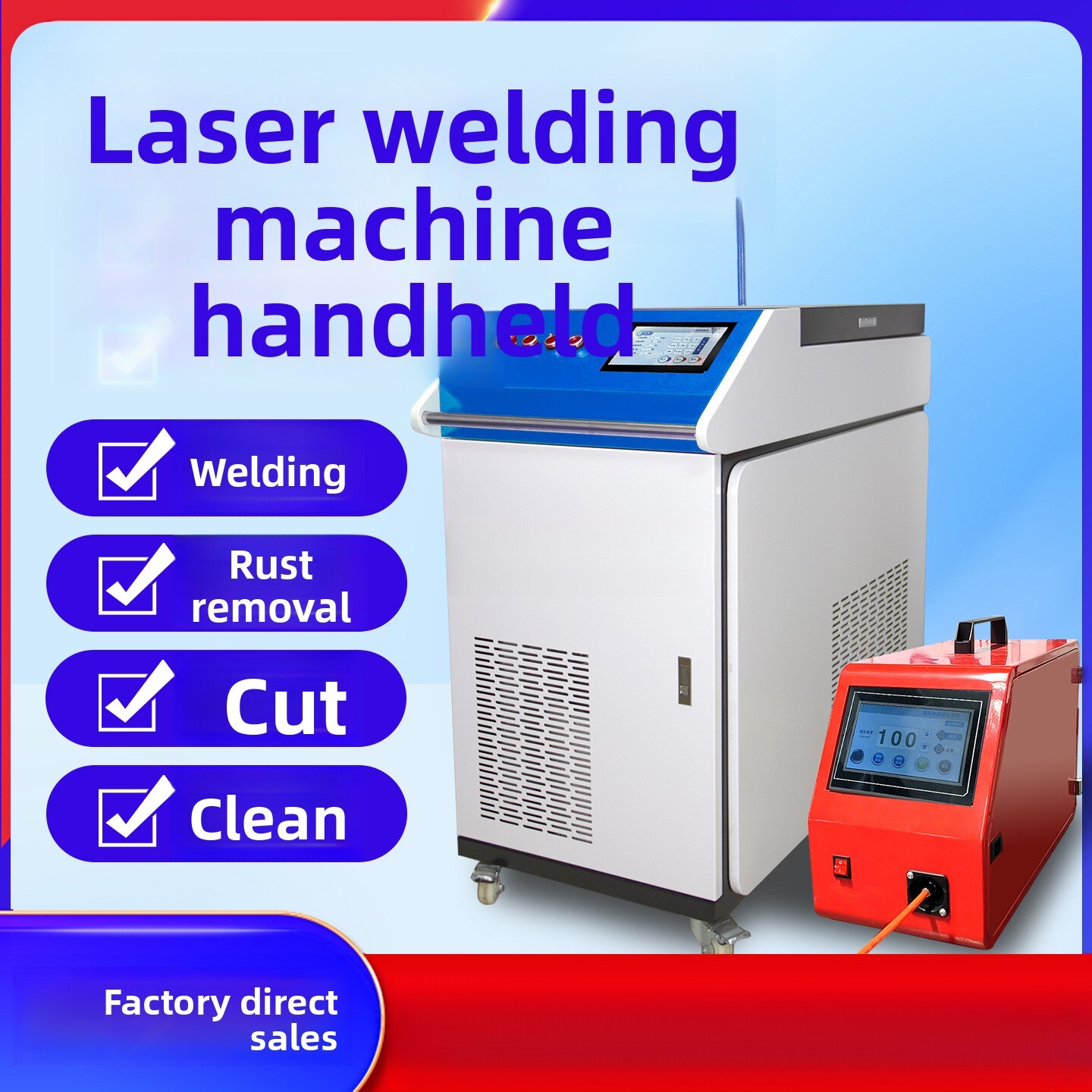 Handheld Industrial Fully Auto - огляд і ціна Industrial Handheld Laser Welding Machine
