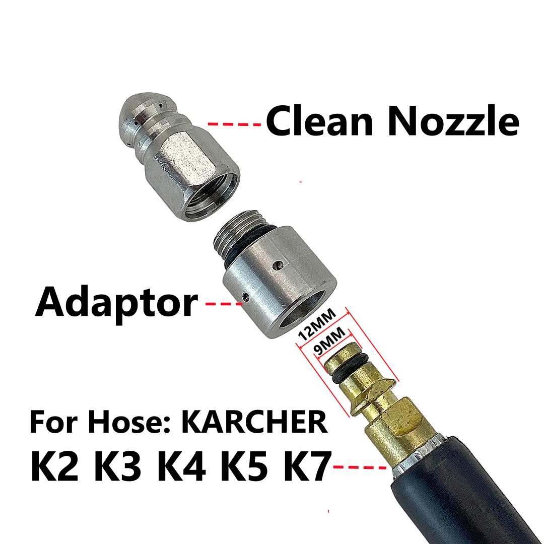 High Pressure Washer Hose Drai - огляд і ціна Laser Nozzle Ceramic