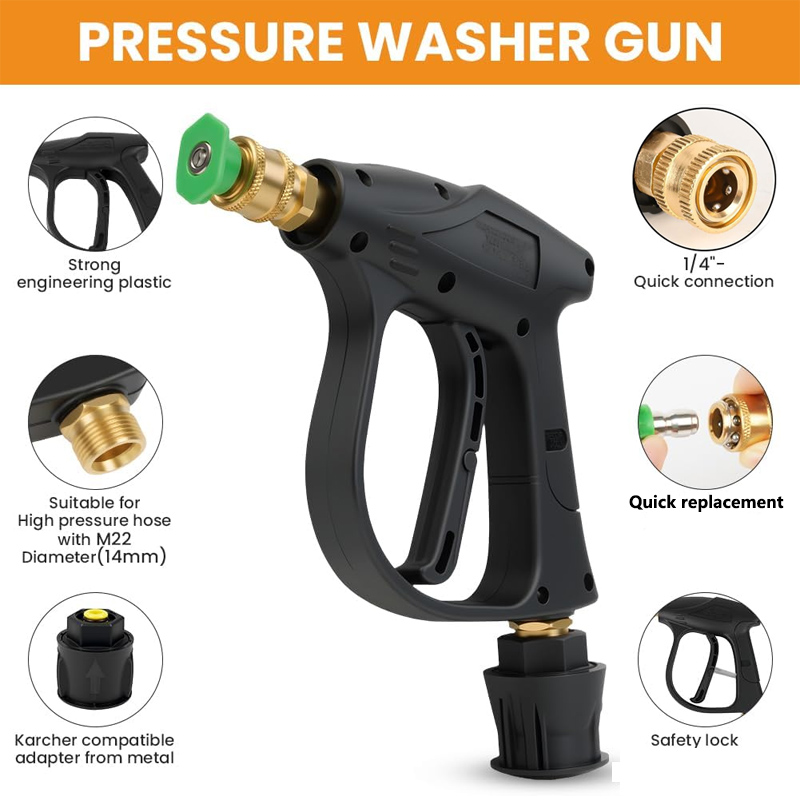 High Pressure Washer Gun with  - огляд і ціна Laser Nozzle Ceramic
